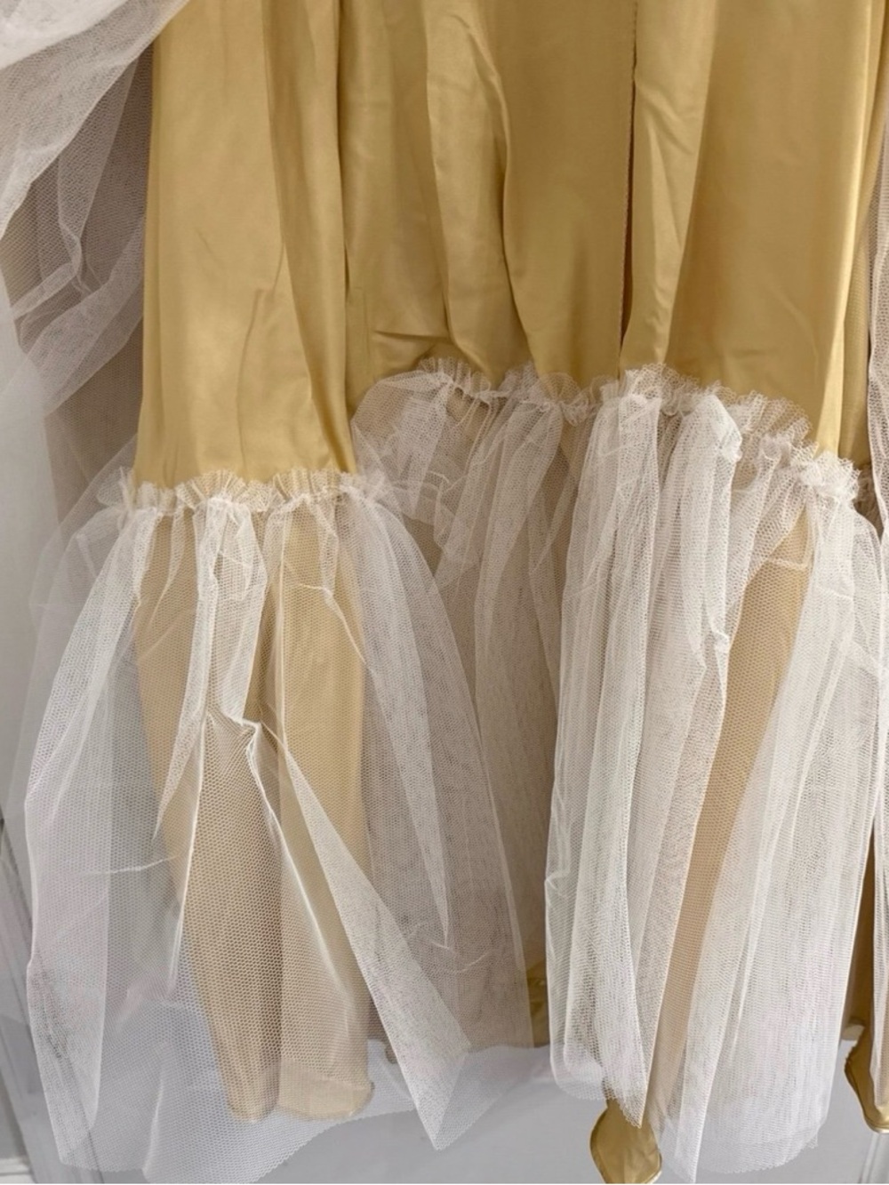 Camille La Vie Gold V-Neck Gown - Picture 9 of 10